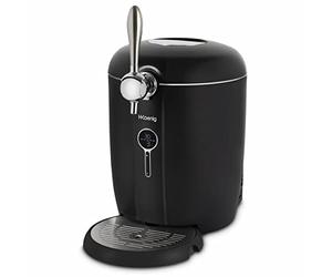 H.Koenig Beer Stapler BW1688 Compatible with All Universal 6L and 5L Pressure Kegs Integrated Cooling, Adjustable Temperature Between 3°C and 12°C, LED Display