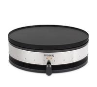 H.Koenig KREP56 Electric Crepe, 2-in-1 Pancake, Reversible Grill, Crepe Party, Pancakes and Mini Pancakes, 230° Adjustable Thermostat, Non-stick Grill 33 cm and 10 cm, 1500 W