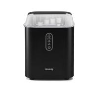 H.Koenig KUB14 Ice Maker, 12 kg in 24h, 2 sizes of cubes, Portable, Silent 1L, Ready cubes in 6 min, Ice scoop