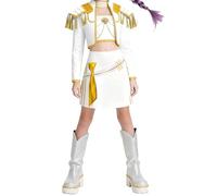 H-Kpop D-Demon H-Hunters Halloween Cosplay Sets Costume for Women Adults Pop Singers Idol Group Stage Role Play Stage Costume Performance Outfits for Halloween Cosplay Dress Up for Women Girls(XS-XXL)