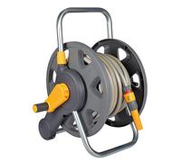 Hozelock Floor Standing Hose Reel 1/2" / 12.5mm 25m Grey & Yellow