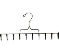 H & L Russel 10 Hook Accessory Rack, Chrome, 2-Piece
