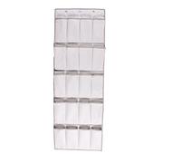 H & L Russel 20 Pocket Over The Door Organiser
