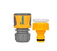 Hozelock Threaded Tap & Soft Touch Hose End Connector Set