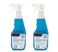 H-LINE 2 x 500mL Concentraed De-Icer Trigger Spray Winter Treatment Ice Snow Frost Melt