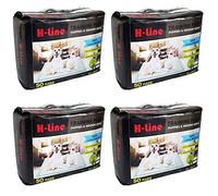 H-line Pack of 200 Quality Multi Layered Pet Dog Puppy Pads Large Absorbent Training Trainer Floor Toilet Wee Mats