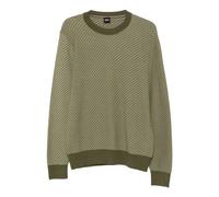 H-Lofranco Jumper - male - Boss - Round-neck Knitwear - Green - M - Knitwear M