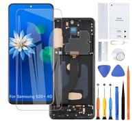 H&LYCYJ Display Screen for Samsung Galaxy S20 Plus 4G TFT G985 G985F G985F/DS LCD Screen Replacement Assembly Kit (Black with Frame, No Fingerprints