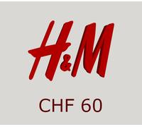H&M 60 CHF Gift Card CH
