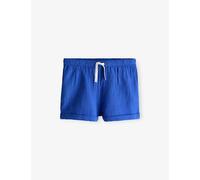 H&M Adorables H&M Adorables Drawstring Elasticated-Waist Cotton-Muslin Shorts 2-10 Years Blue Bright 3-4 Years
