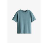 H&M Adorables H&M Adorables Round-Neck Short-Sleeve Cotton T-Shirt 2-10 Years Turquoise Medium Dusty 6-8 Years