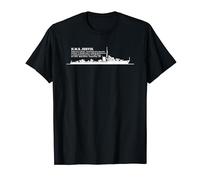 H.M.S. Jervis British WW2 Destroyer Ship Infographic T-Shirt