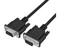 H.May 1 M All Copper RS232 Serial Cable,9 pin COM Port Connection Cable, DB9 M/F Direct Connect Cross Data Cable (Full cross male to female)
