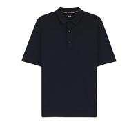 Hugo Boss Mens Polo Shirt BOSS H Nolano Virgin Wool Knit Polo in Dark Blue