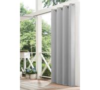H&O Direct 132cm L x 274cm W Garden Gazebo Sun Shade Curtains Waterproof UV Blocking - Premium Privacy Screens with Grommets, Grey H&O Direct Grey 132 cm L x 274 cm W