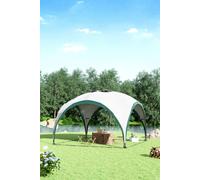 H&O Direct 3*3m Portable Polyester Gazebo Outdoor Canopy in Grey H&O Direct Grey