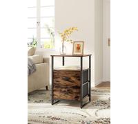 H&O Direct 3-Tiers Medieval-Inspired Wooden Storage Cabinet with Shelf in Brown H&O Direct Brown