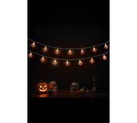 H&O Direct 3m Halloween Smiley Pumpkin LED String Lights Party Decor in Orange H&O Direct Orange