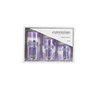 H&O Direct 3Pcs Lavender Scented Candle Set in Purple H&O Direct Purple