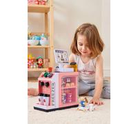 H&O Direct 46PCS Mini Supermarket Pretend Play Set with Cash Register Scanner in Pink H&O Direct Pink