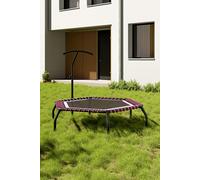 H&O Direct 48 Inch Hexagonal Trampoline with Adjustable T-Bar Handle in Pink H&O Direct Pink