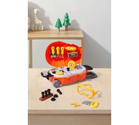 H&O Direct Bear Repair Tool Luggage Kit Toy Set in Orange H&O Direct Orange
