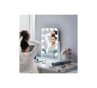 H&O Direct Hollywood's Gorgeous Led Light Cosmetic Mirror Can Adjust Three Colors of Light in White H&O Direct White
