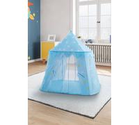 H&O Direct Kids Blue Indoor Play Tent with Star & Crown Patterns H&O Direct Blue