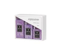H&O Direct Lavender Scented 3Pcs Candle Set in Purple H&O Direct Purple
