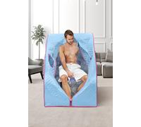 H&O Direct Personal Full Body Sauna Spa in Blue H&O Direct Blue