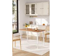 H&O Direct Rectangular Wooden Dining Table in Brown H&O Direct Brown