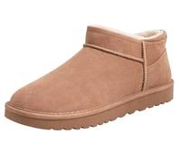 H.O.S Women’s MX60L Faux Suede Classic Micro Cozy Slipper Boots Comfortable Ladies Indoor Slipper Booties for Winter Warmth (Camel, UK, UK Footwear Size System, Adult, Women, Numeric, Medium, 7)