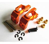 H-P-I BULLET3.0 MT ST KEN BLOCK WR8 FLUX Upgrade Parts Aluminum Alloy Front C HUB Carriers-1PR SET For 101209 Orange