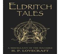 H.P. Lovecraft Eldritch Tales Hardback Book in White H.P. Lovecraft White