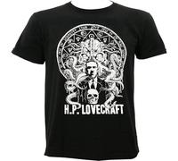 H.P. Lovecraft Mens T-Shirt Size XXL Black