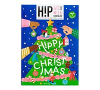 H!P Vegan Milk Chocolate Advent Calendar 2025 - 25 Plant-Based Oat Milk Chocolates in Four Festive Flavours - Plastic-Free, Ethically Sourced & Sustainable Christmas Countdown - 120g