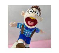 (H) Plush Hat Game Toy Boy Girl Cartoon Hand Puppet Plushie Doll Talk Show Party