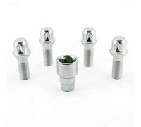 H & R 14252801KEY4 Rim Lock - Set of 4 Cone 60 ° M14 x 1.25 x 28 mm