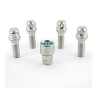 H & R 1453101KEY4 Rim Lock - Set of 4 Cone 60 ° M14 x 1.5 x 31 mm