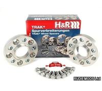 H&R Wheel Spacers 40Mm Silver For Caddy Eos Golf Jetta Passat Phaeton Touran