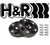 H&R Blackline 25mm Hubcentric Wheel Spacers VW Golf Mk4 5x100 57.1 CB