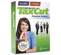 H&R Block TaxCut 2008 Premium Federal + State + e-file