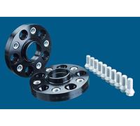 H&R DRA-System Wheel spacer set 50mm per axle - Bolt pattern 4x100 - Hub 57,1mm - Bolt size M12x1,5 - compatible with BMW/Seat/Skoda/Volkswagen - Black
