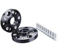 H&R DRA-System Wheel spacer set 70mm per axle - Bolt pattern 5x100 - Hub 57,1mm - Bolt size M14x1,5 - compatible with Audi/Seat/Skoda/Volkswagen - Black