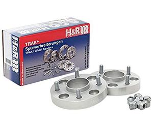 H&R DRM-System Wheel spacer set 50mm per axle - Bolt pattern 4x95,25 - Hub 56,7mm - Bolt size M12x1,5 - compatible with Lotus/Rover