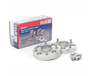 H&R DRM-System Wheel spacer set 60mm per axle - Bolt pattern 5x139,7 - Hub 95,3mm - Bolt size M12x1,5 - compatible with Kia