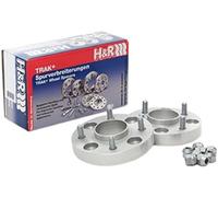 H&R DRM-System Wheel spacer set 64mm per axle - Bolt pattern 5x130 - Hub 71,6mm - Bolt size M14x1,5 - compatible with Porsche