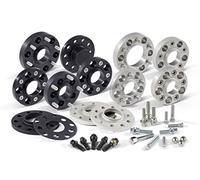 H&R DRS-System Wheel spacer set 28mm per axle - Bolt pattern 5x130 - Hub 71,6mm - Bolt size M14x1,5 - compatible with Porsche - Black
