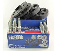 Trak+ Wheel Spacers Pair DR 8mm Thick 5x112 57.1mm WO Bolts - H&R B1655572