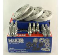 H&R Lane Widening 26/50mm Silver for BMW 1er 2er 3er 4er 5er 6er X3 Mini